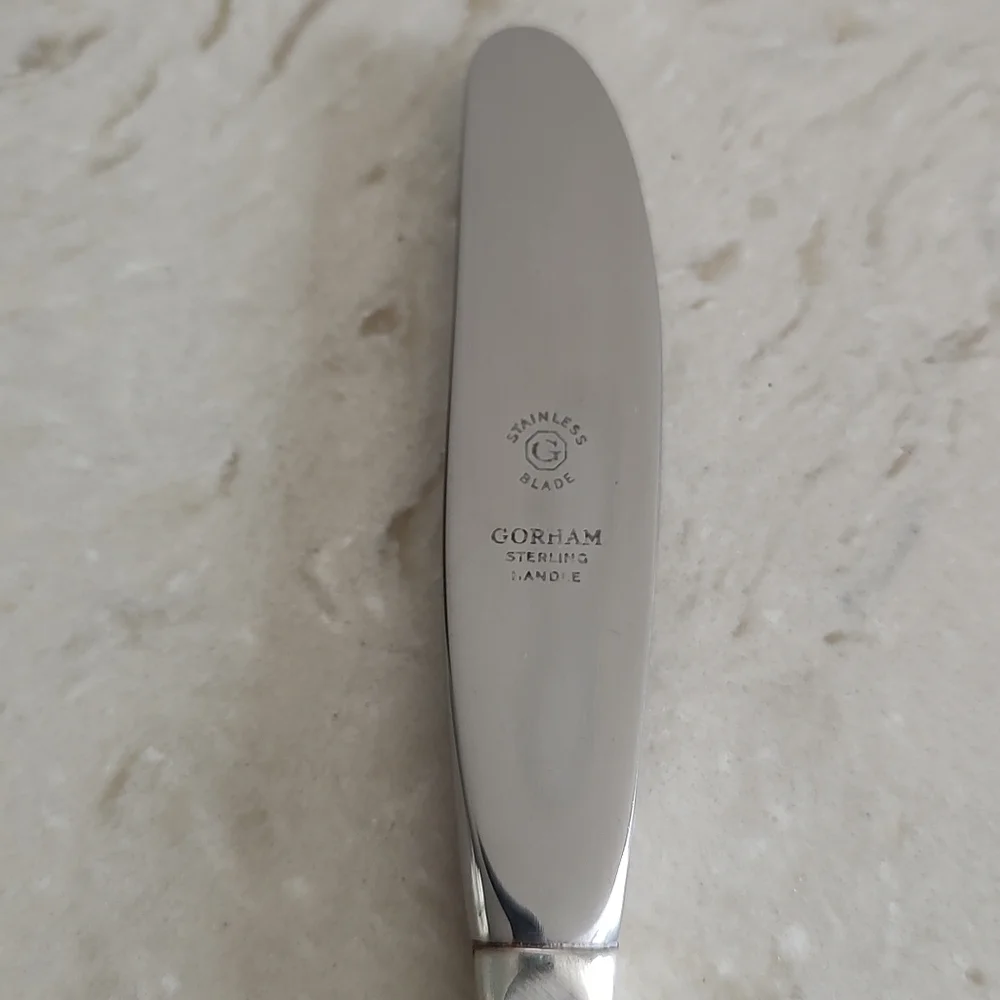 Gorham Gossamer Sterling Silver Butter Spreader Hollow Handle 7